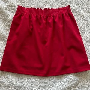 J.Crew ruby red skirt